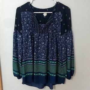 flowy Gap blouse